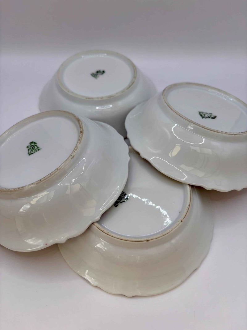 Antique Porcelain Bowls Serving Set | P.K. Silesia Germany