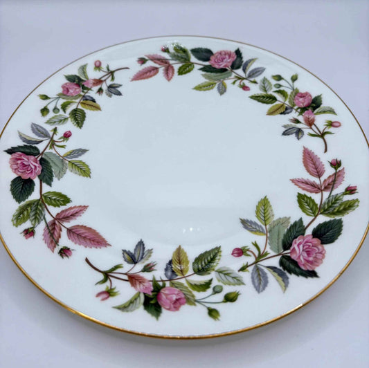 Vintage Decorative Ceramic Plate Hathaway Rose | Wedgwood Bone China