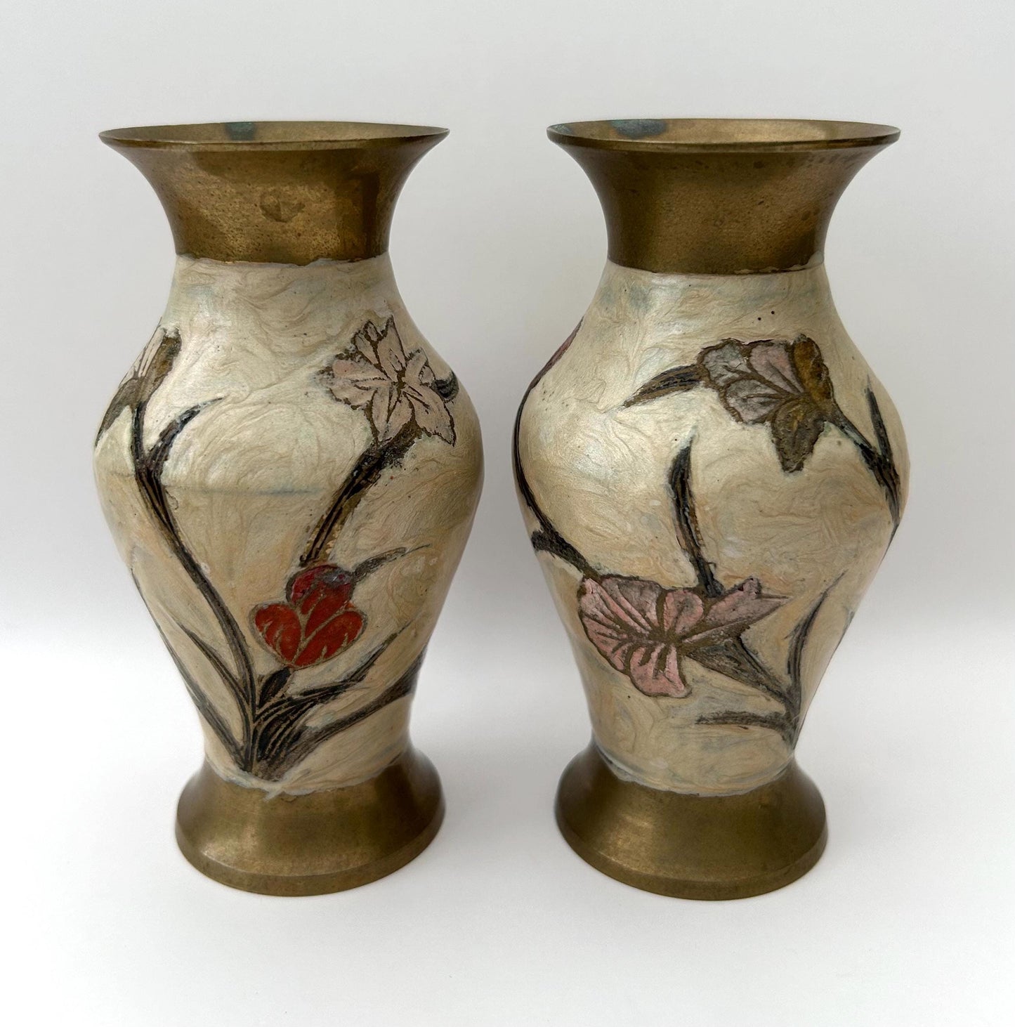 Hand Painted Flower Vases1