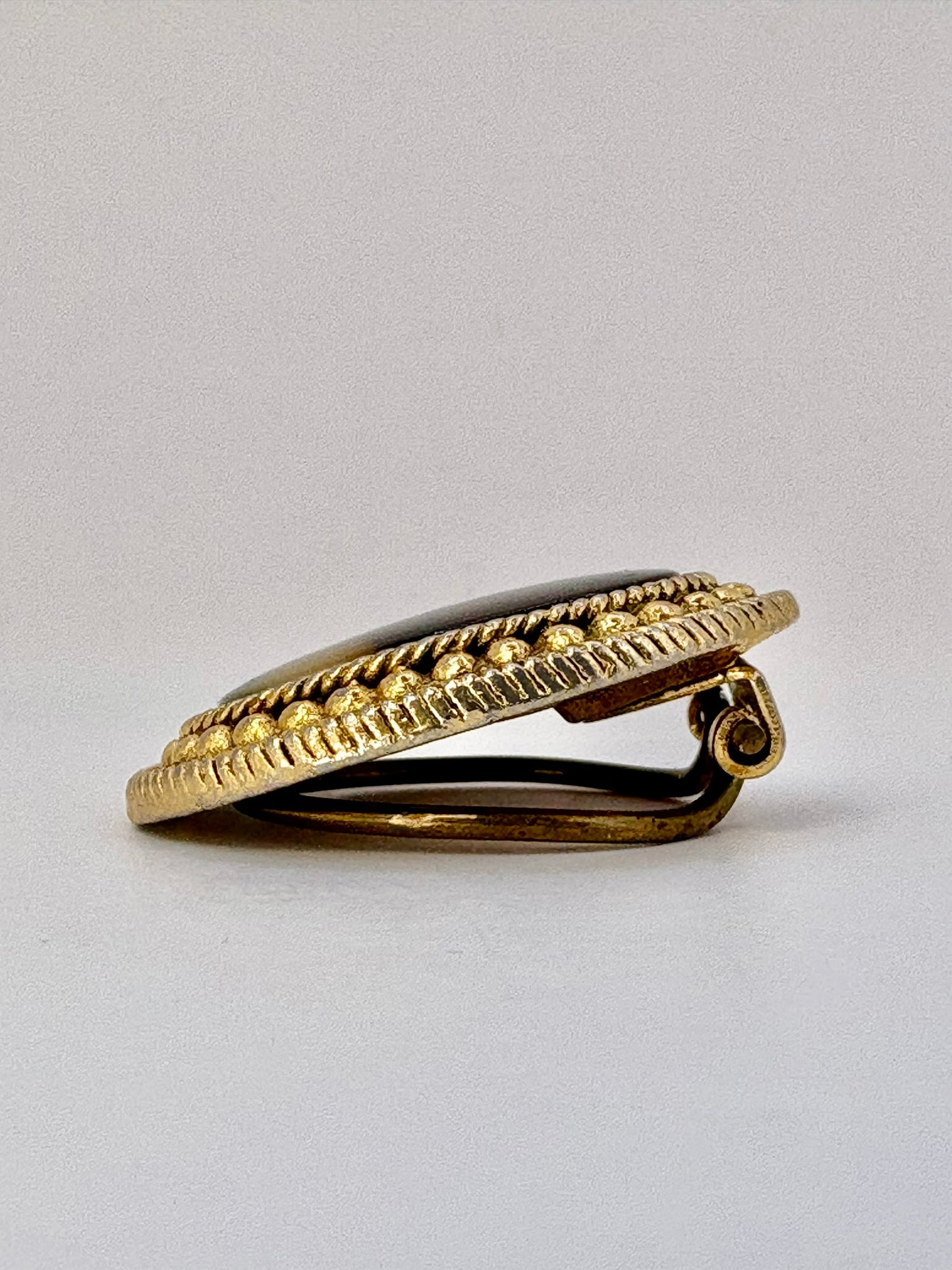 Scarf Clip Ring Brooch 2