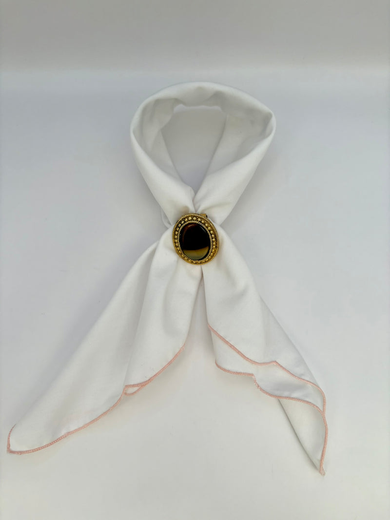 Scarf Clip Ring Brooch 7
