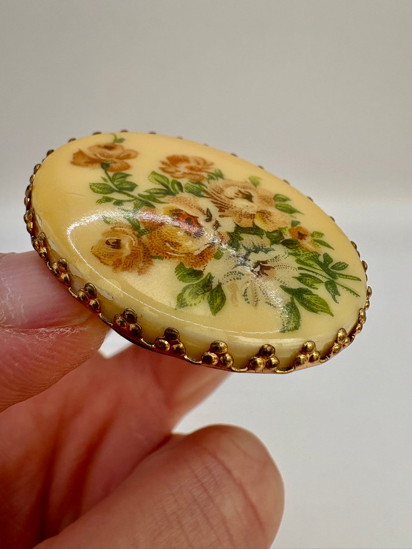 Vintage floral brooch 3