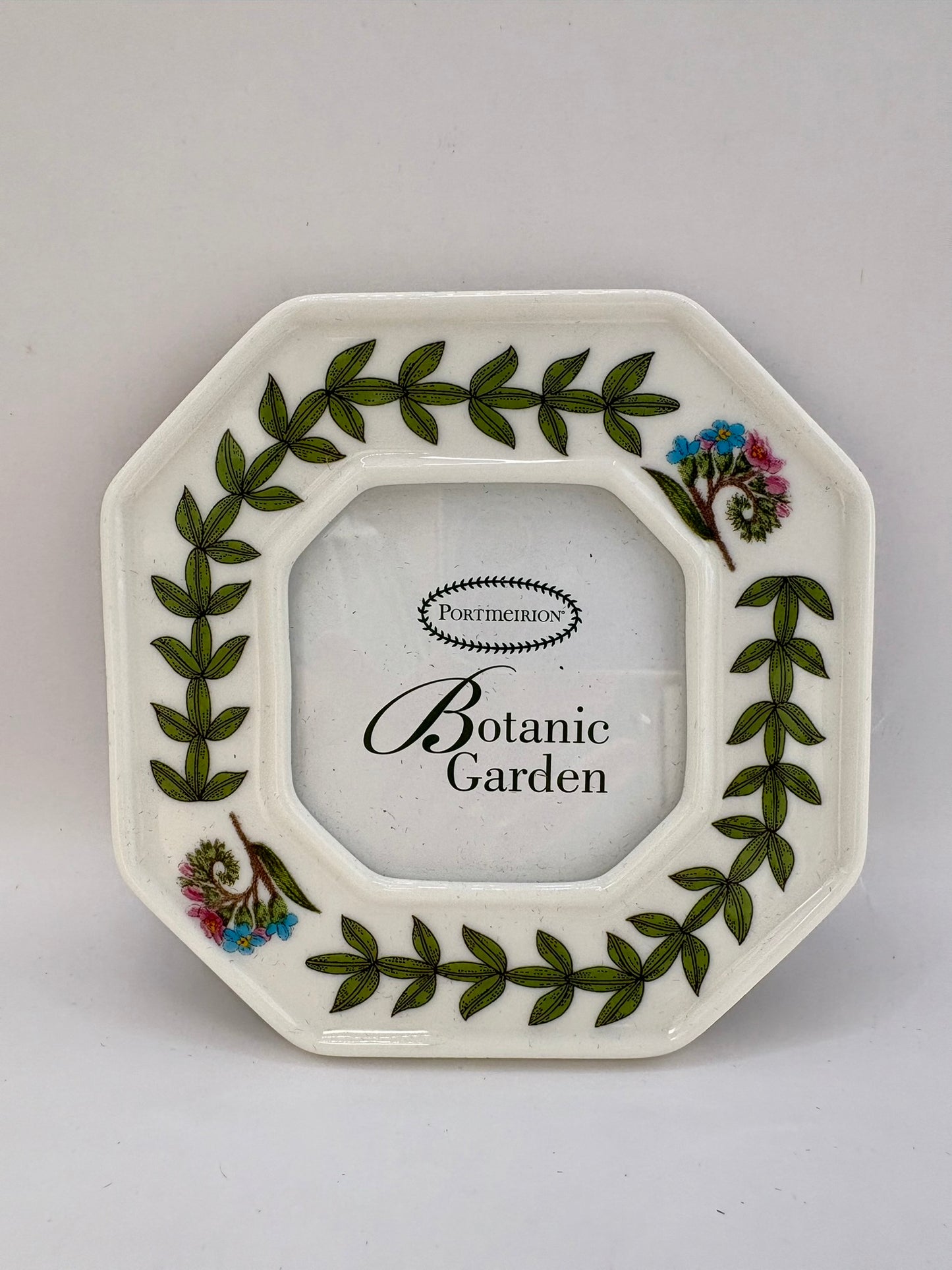 Portmeirion Botanic Garden boxed set of three floral ceramic photo frames