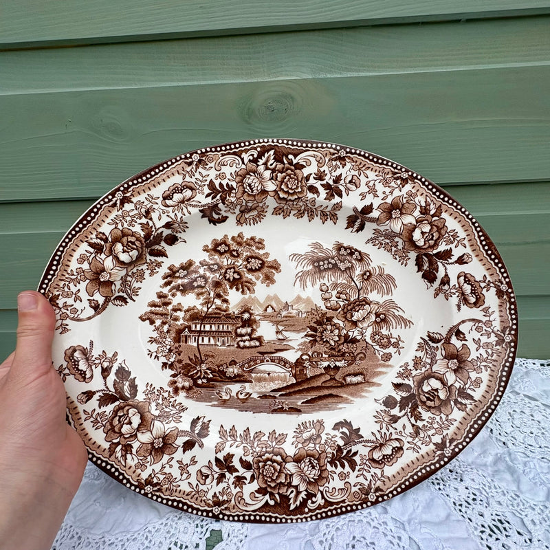 Vintage Alfred Meakin Tonquin Plates – English Transferware 1950s