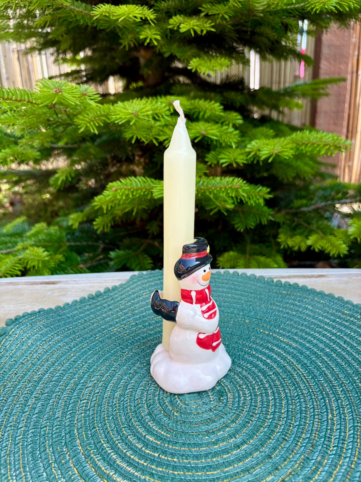 Charming Snowman Candle Holder for Winter Home and Holiday Decor