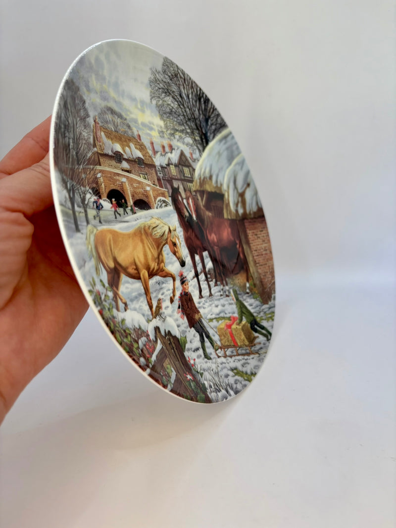 Wedgwood 1996 Christmas Companions limited edition collectors plate