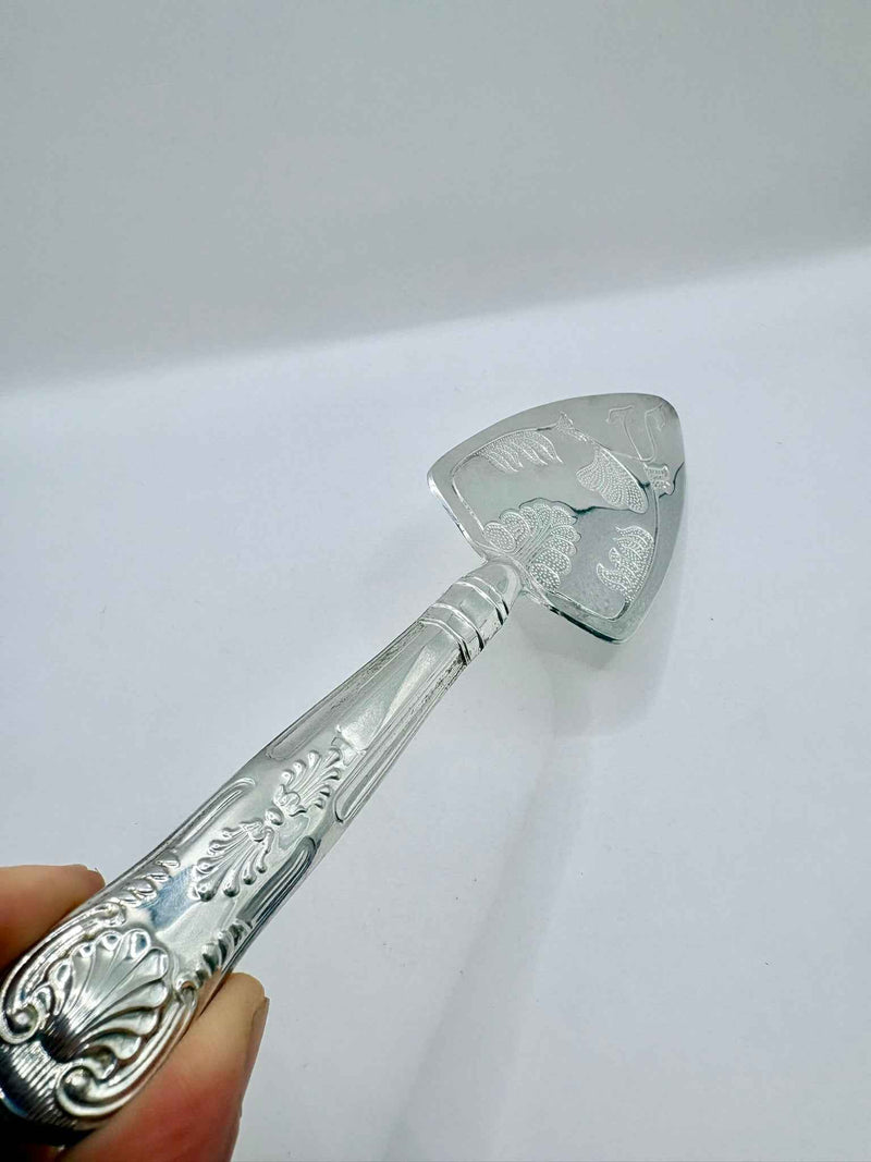 Vintage Silver Plate Cake Slice Server by Mayell Queen Anne England