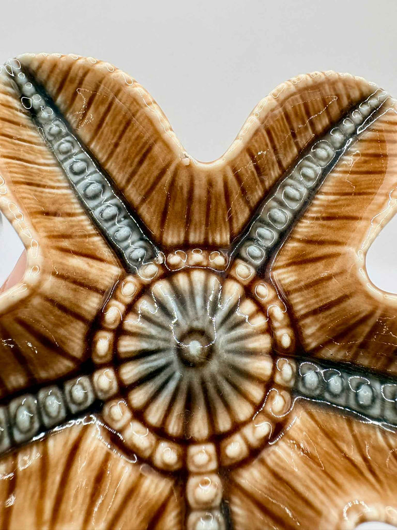 Vintage Pair of Collectible Wade Starfish Porcelain Trinket Dishes