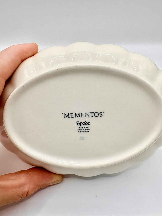Spode Vintage Mementos Ceramic Trinket or Soap Dish England