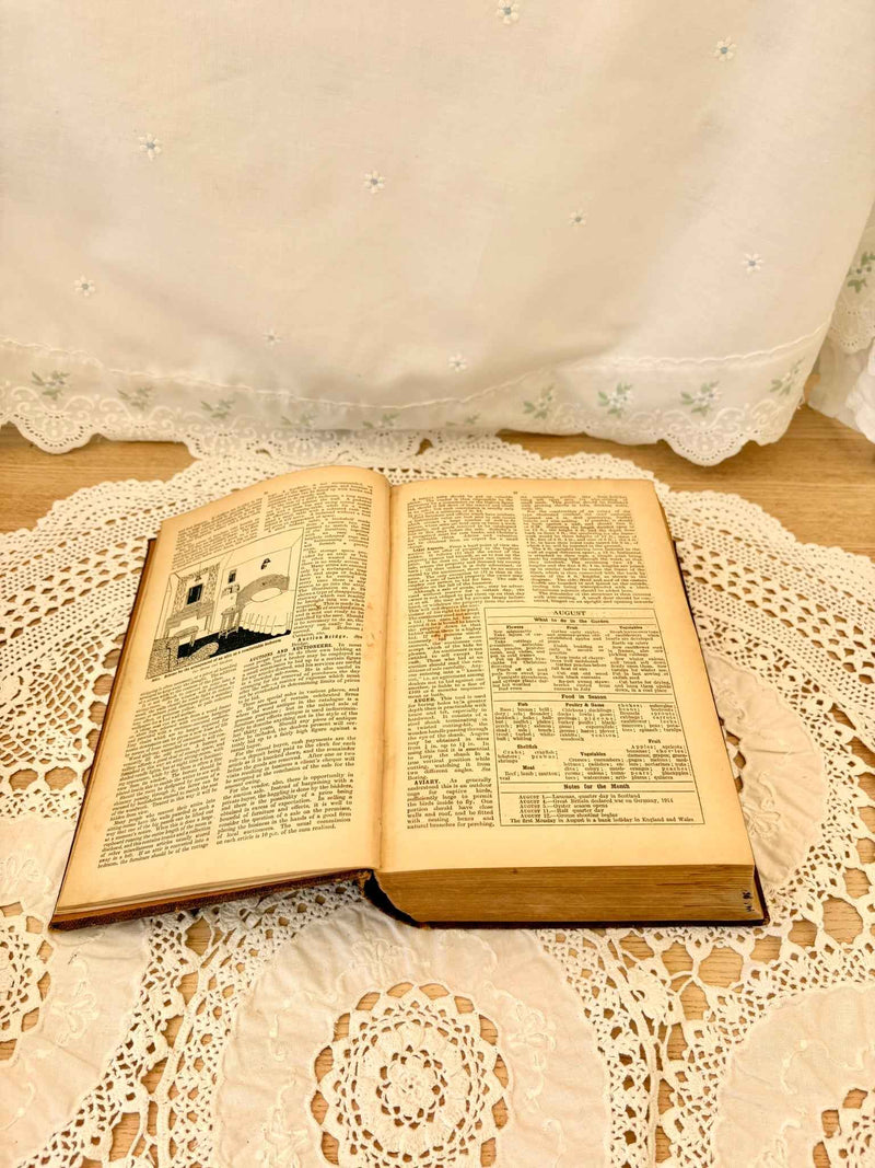 Antique Household Guide Book 1930s | The Home-Lovers Encyclopedia