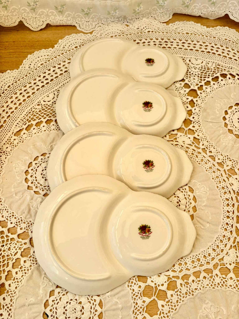 Backstamp of Royal Albert Old Country Roses plate
