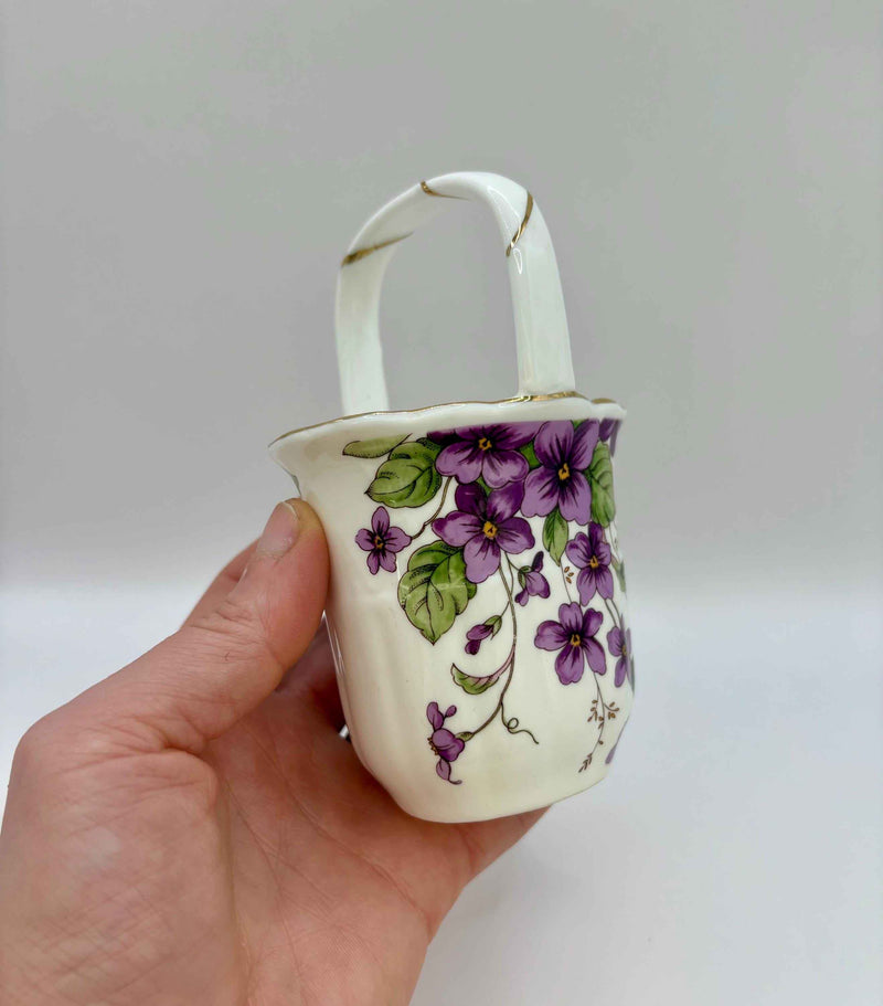 Vintage Ceramic Jewellery Storage - Trinket Basket | Lefton China