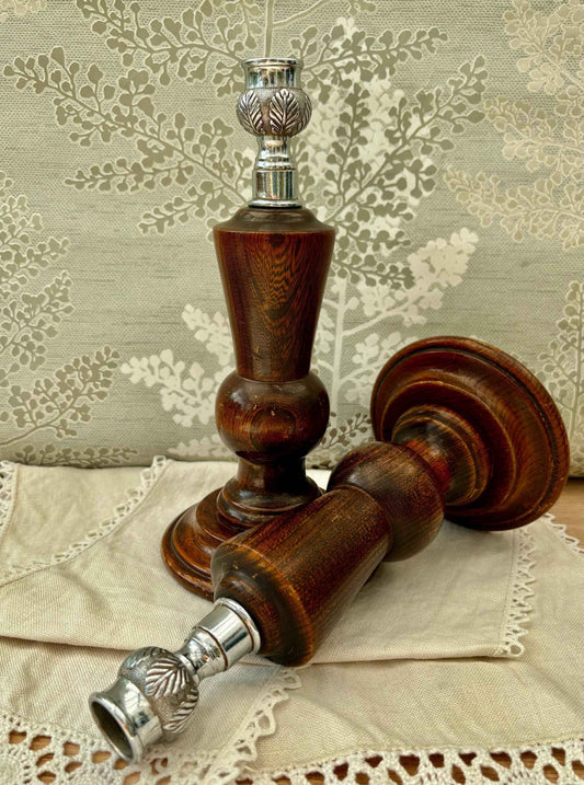 Pair of Scottish candlestick holders from 1930s