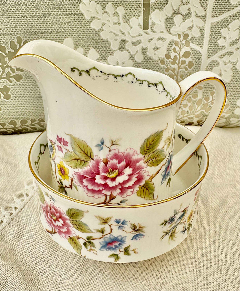 Paragon Tay San Sugar Bowl and Creamer Set