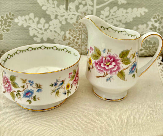 Paragon Tay San Sugar Bowl and Creamer Set