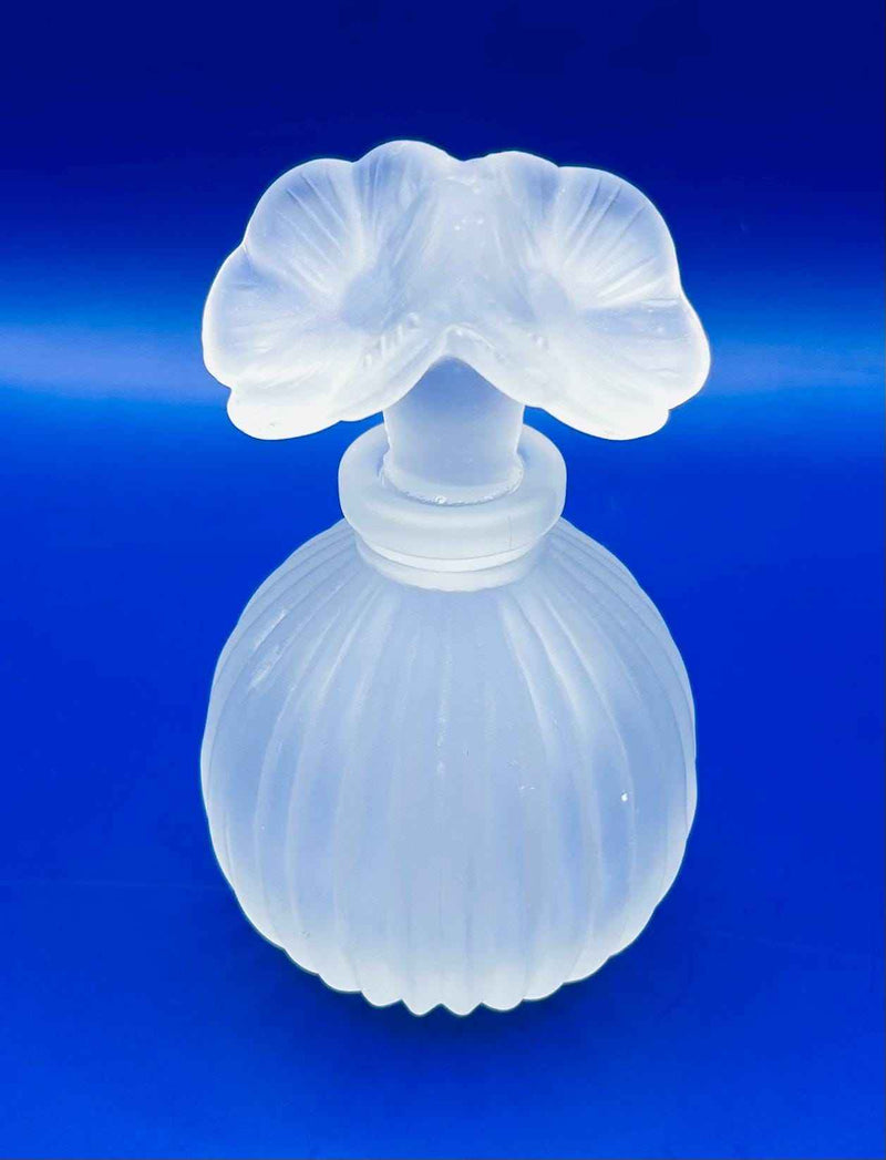 Vintage Vanity Set of Perfume Bottle, Atomiser, Trinket Dish 1960s