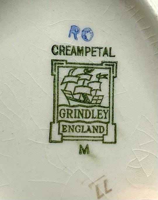 Vintage Grindley Creampetal Creamer – English Pottery