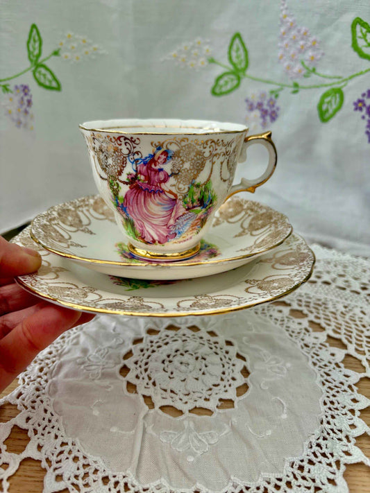 Ashley Fine Bone China Tea Set – Elegant Vintage Design