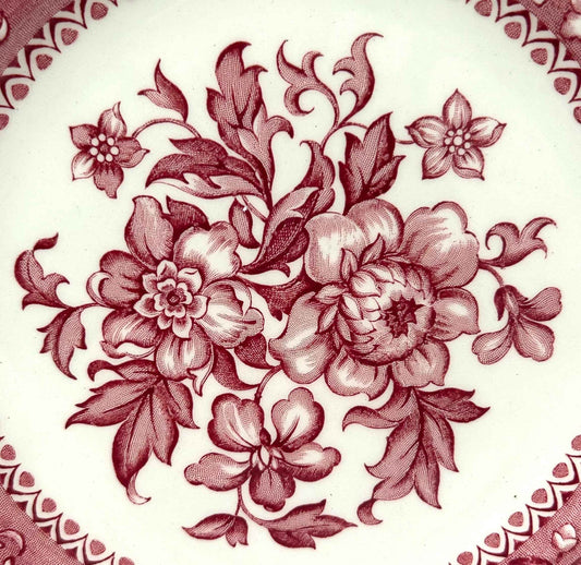 Vintage English Plate By Wood & Sons Vintage Westminster Plate From 1960s