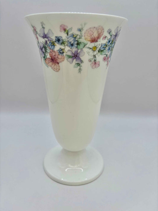 Wedgwood Flowers Vase | Vintage Porcelain Bone China | ANGELA pattern
