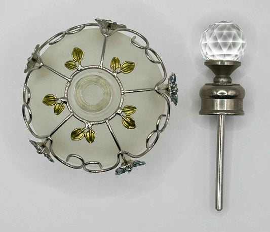 Vintage Perfume Bottle Made From Frosted Glass