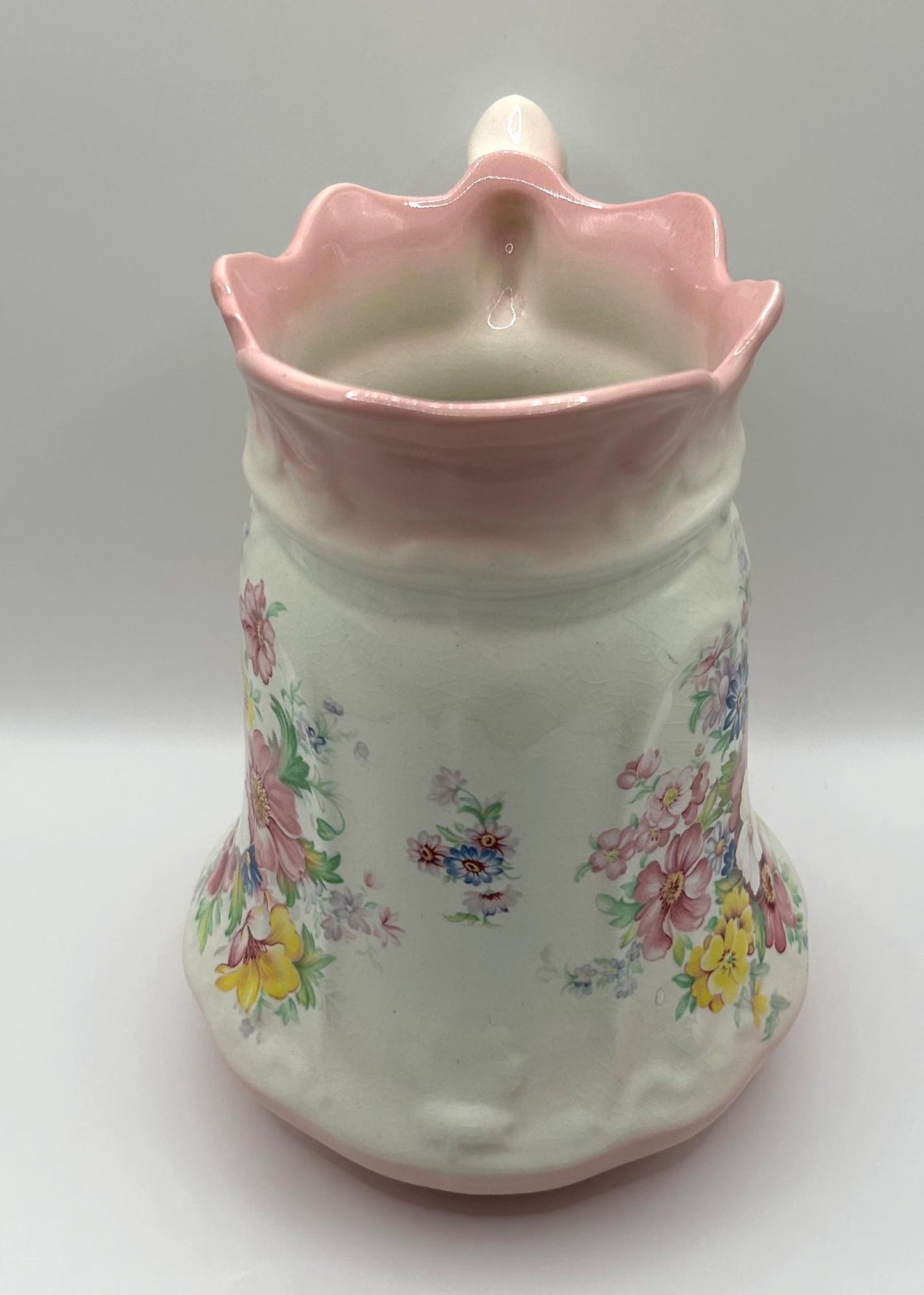 Vintage Set Of Pitcher And Bowl | English Porcelain