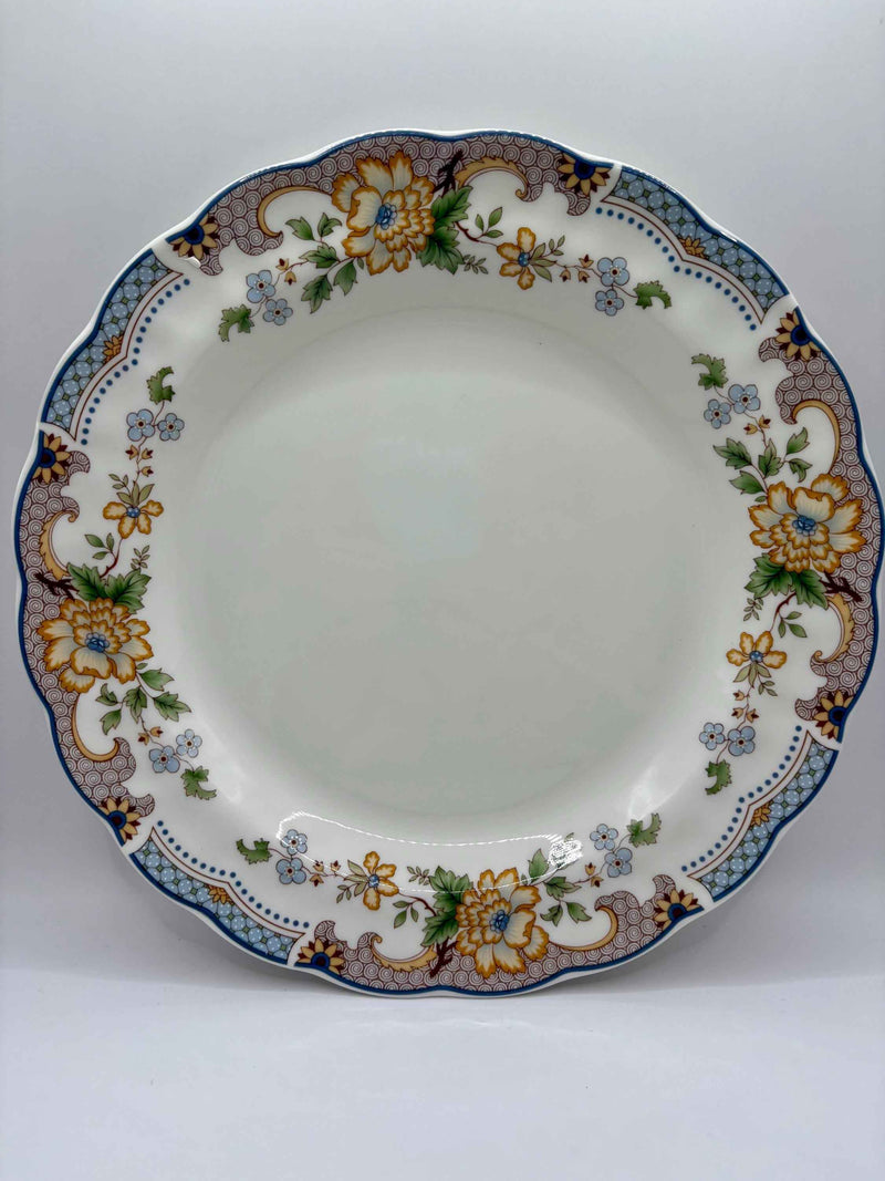 Vintage large plate with flowers design by Royal Doulton