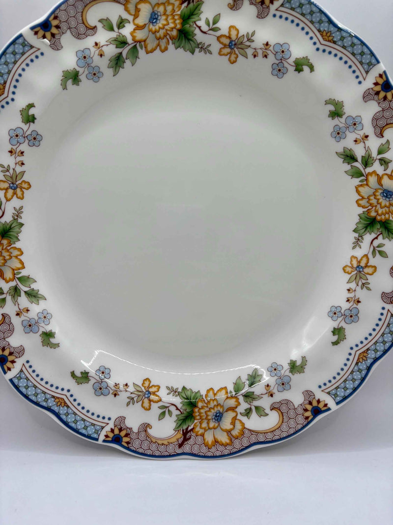 Vintage large plate with flowers design by Royal Doulton