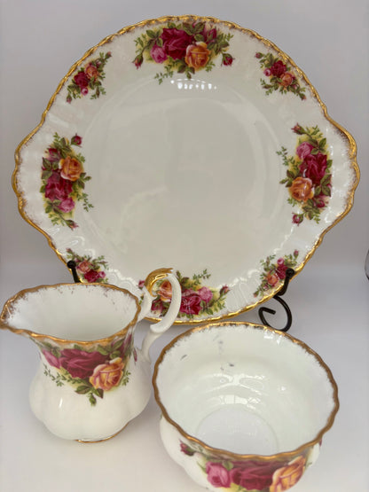 Royal Albert Old Country Roses 22-piece bone china tea and coffee set