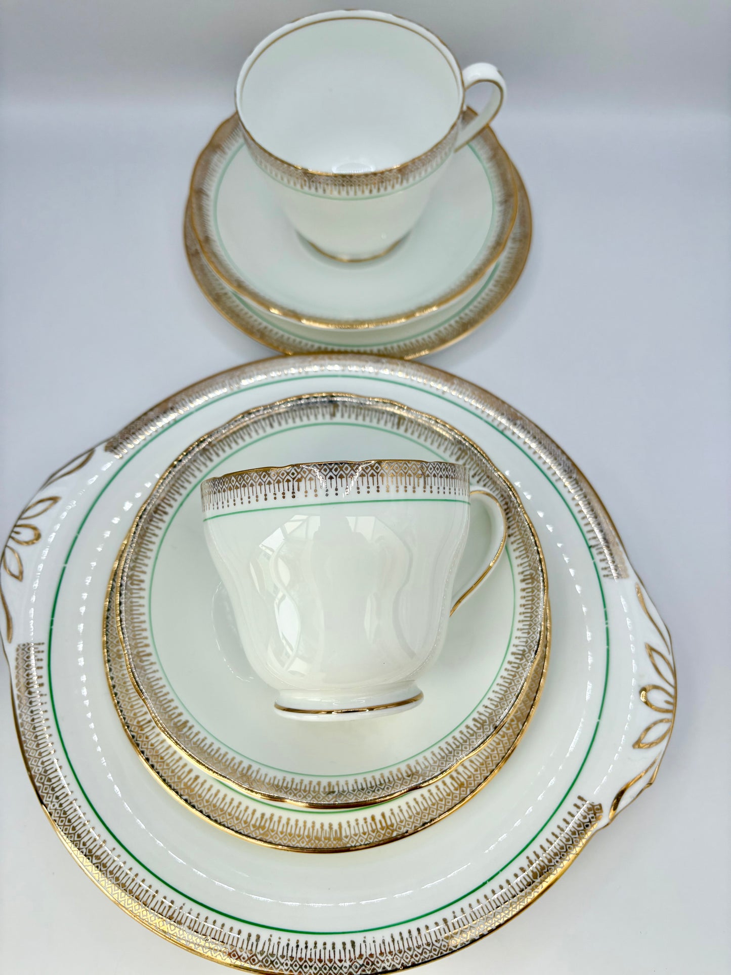 Adderley Fine Bone China England tea set 4