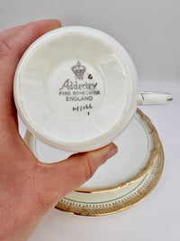 Adderley Fine Bone China England tea set 6