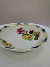 Antique Porcelain Bowls Serving Set | P.K. Silesia Germany