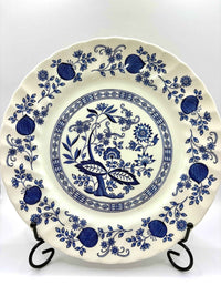 Vintage Blue Nordic Onion large plate designed by J & G Meakin