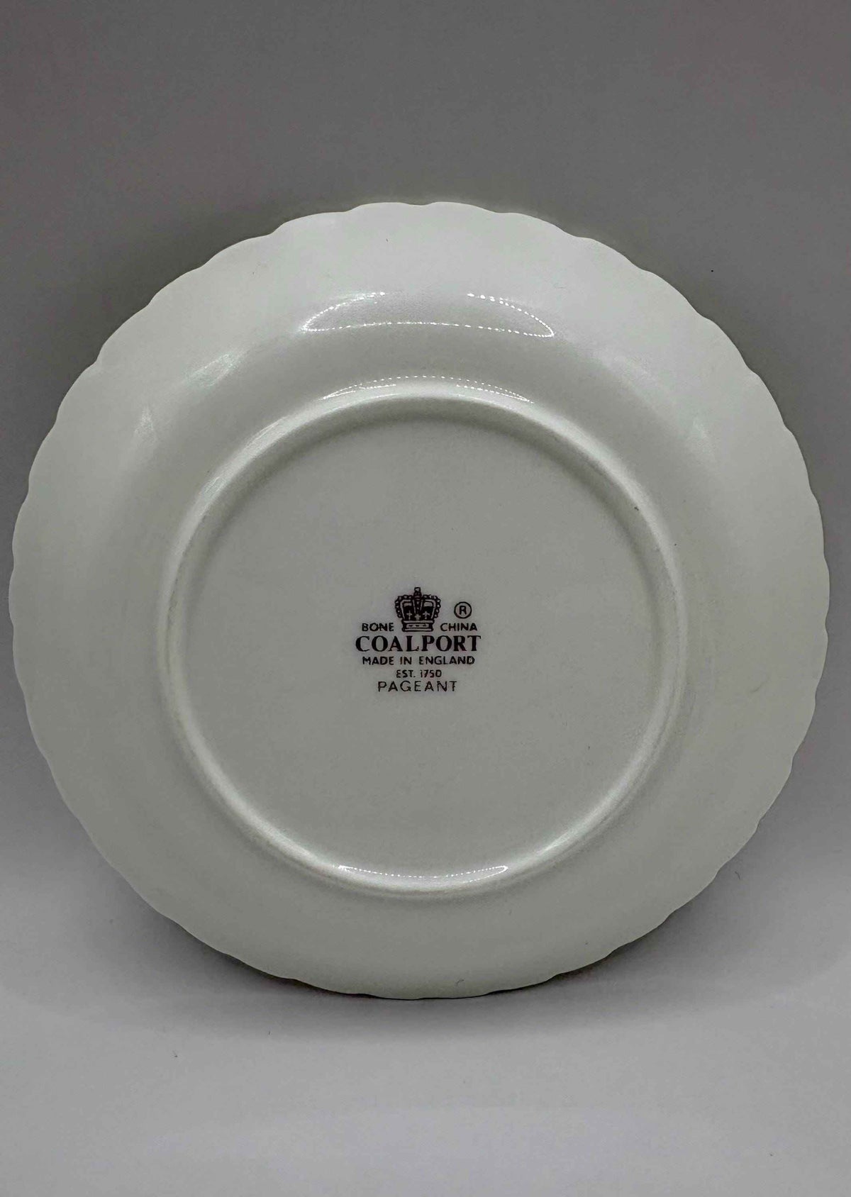Vintage Plate With Floral Design Coalport Pageant Bone China Pin