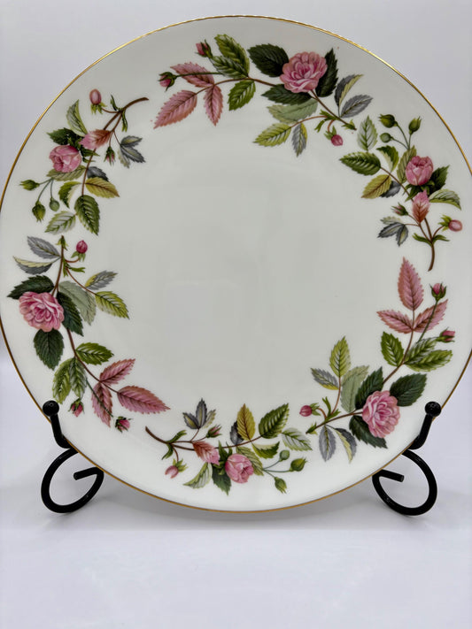 Decorative Ceramic Plate with Pink Roses1