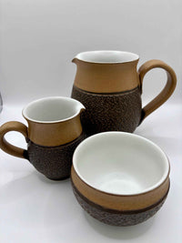 Vintage Denby Cotswold Stoneware Tea Set Of 16 Pieces