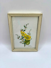 Framed Watercolor Painting by Christine Coleman, Wall Decoration Piece
