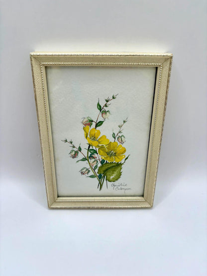 Framed Watercolor Painting by Christine Coleman1