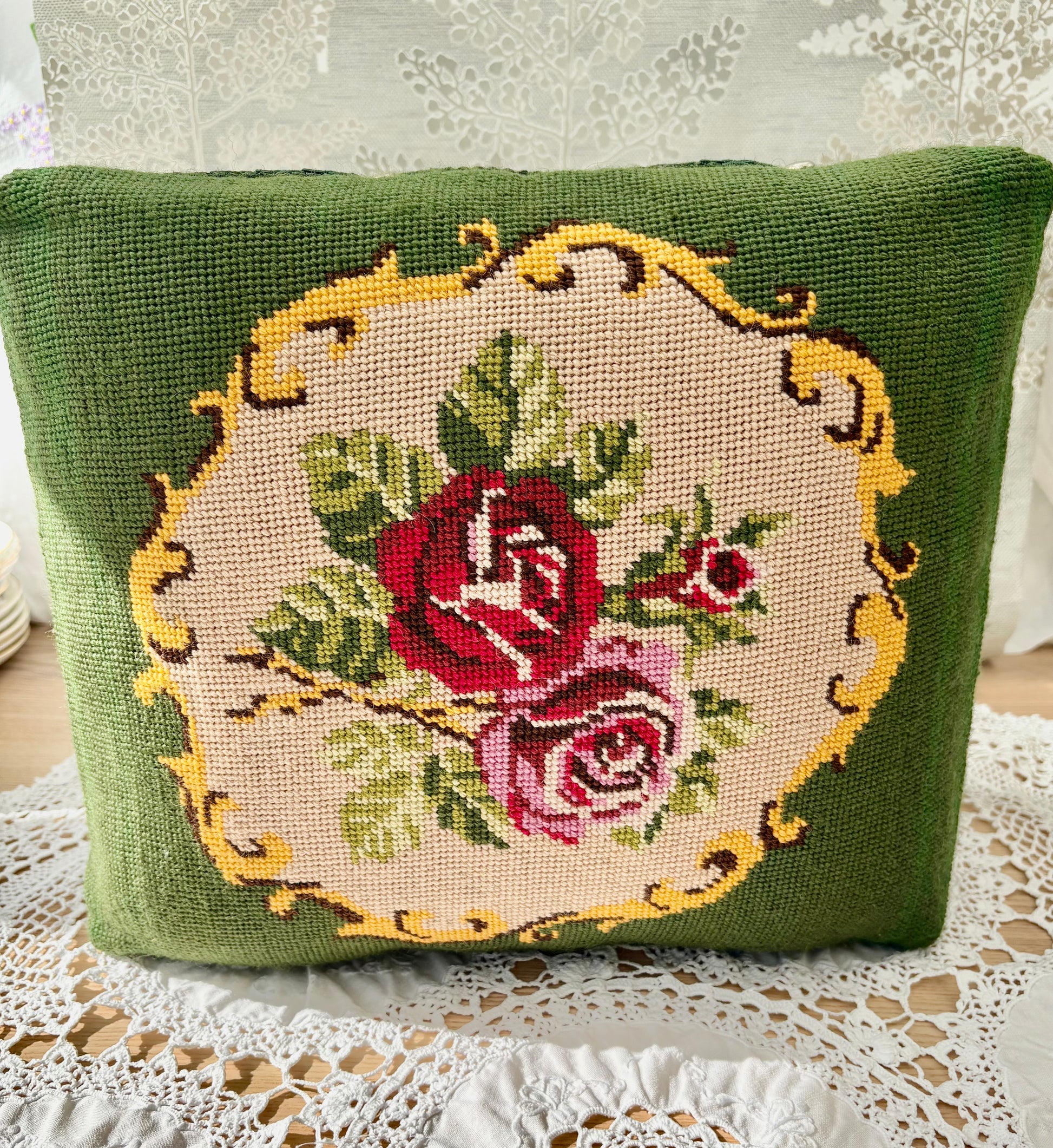 Green Footstool1