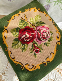 Vintage Antique Victorian Footstool From Early 1900s