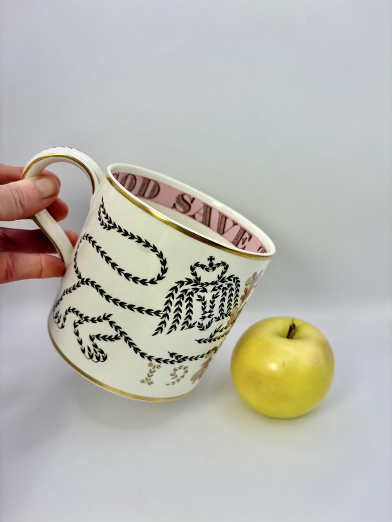 Large Wedgewood Queen Elizabeth Coronation 1953 Mug By Richard Guyatt
