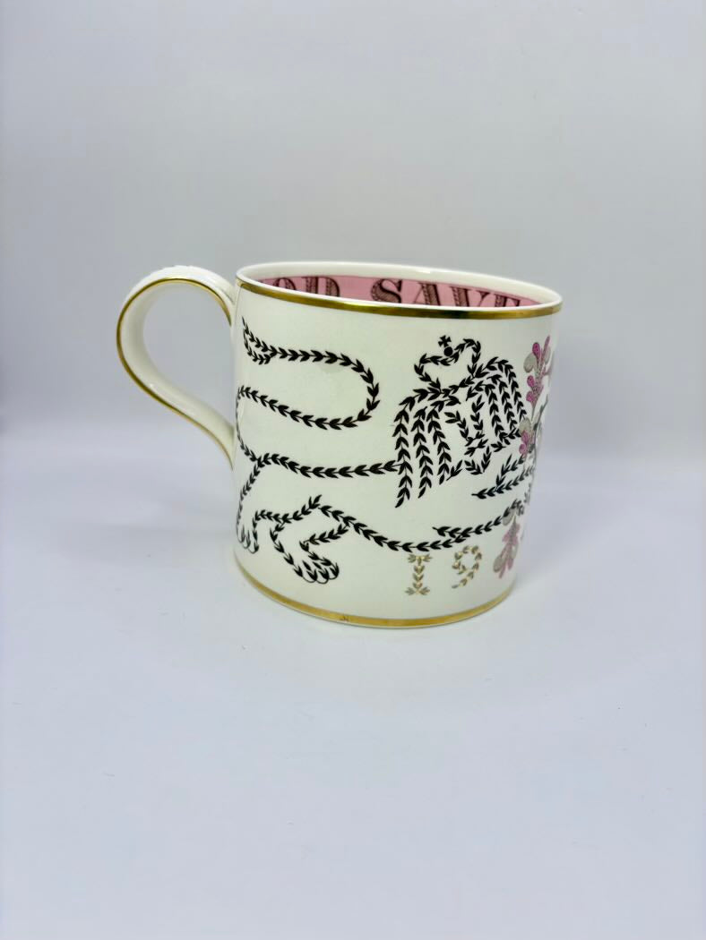 Large Wedgewood Queen Elizabeth Coronation 1953 Mug By Richard Guyatt
