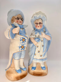 Pair of 2 antique German Bisque Figurines 2