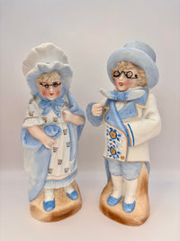 Pair of 2 antique German Bisque Figurines 1