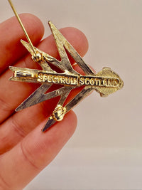 Vintage Spectrum Scotland brooch 4