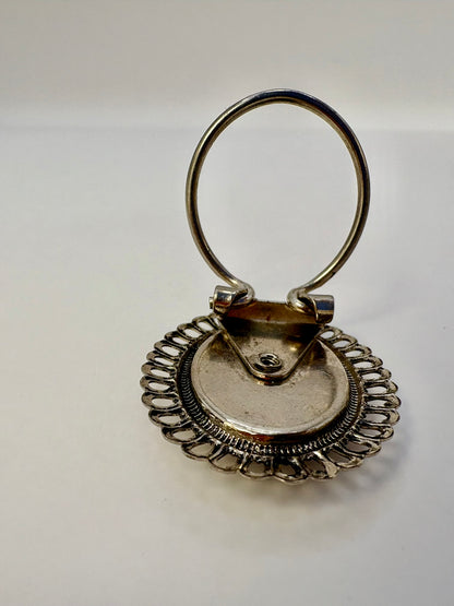Vintage floral brooch 6