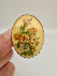 Vintage floral brooch 2