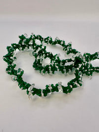 Vintage beaded green necklace 2