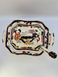 Masons Sauce Tureen Blue Mandalay 5