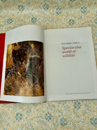 Vintage Reader’s Digest wildlife book featuring animals of Southern Africa with rich photography and detailed nature descriptions